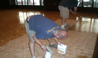 Morton's The Steakhouse – hardwood flooring project