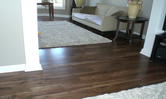 5" American Walnut hardwood floor by Premier Hardwood Floors