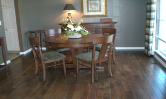 5" American Walnut hardwood floor by Premier Hardwood Floors