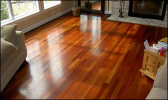 3" Brazilian Cherry hardwood floor by Premier Hardwood Floors