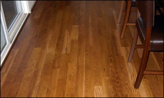 3" White Oak hardwood floor by Premier Hardwood Floors