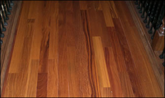 Brazilian Teak (Cumaru) hardwood floor by Premier Hardwood Floors