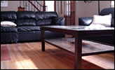 Living Room floor before refinishing